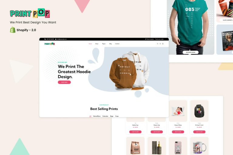 Printpop – Printing Company Shopify Theme
