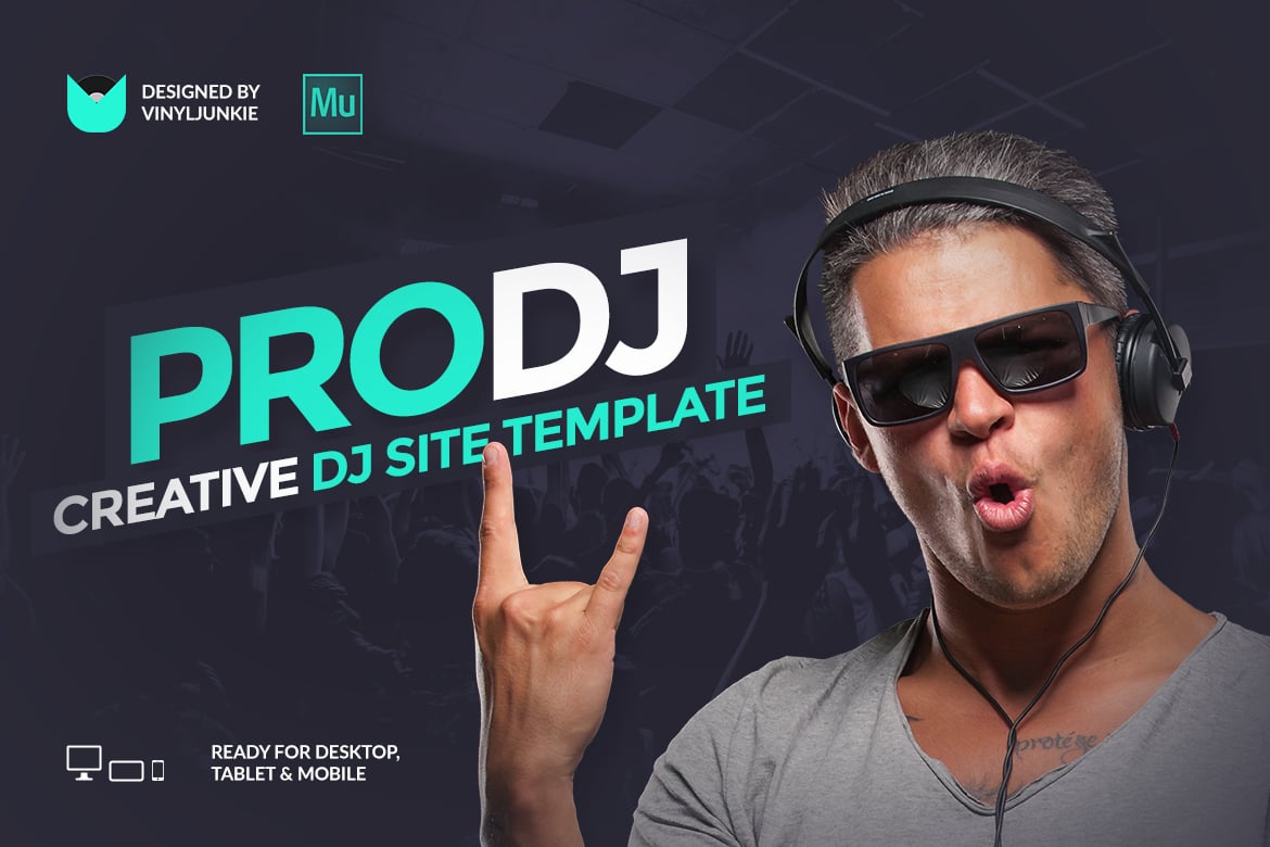 ProDJ- Creative DJ / Producer Site Muse Template