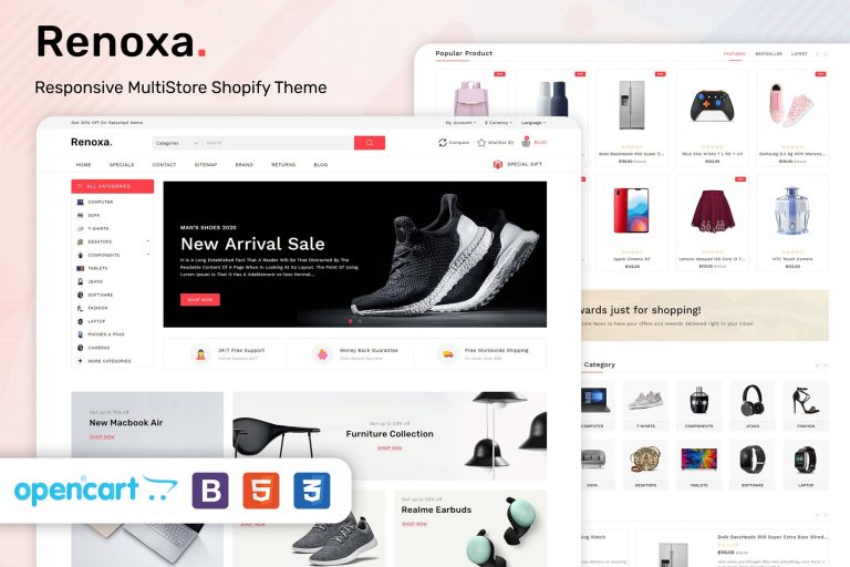 Renoxa – Multipurpose Opencart Responsive theme