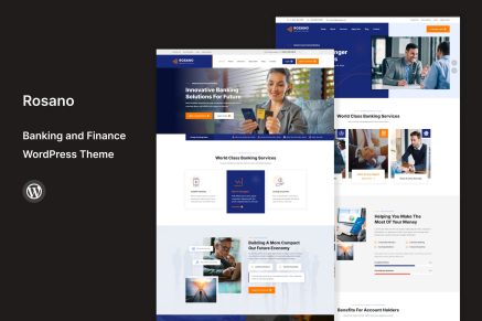 Rosano- Banking and Finance 1.2 WordPress Theme