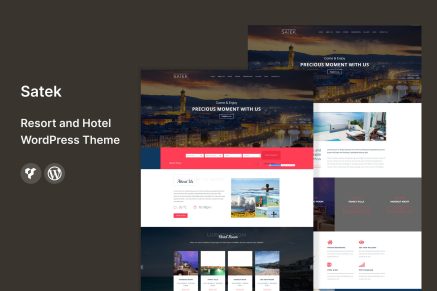Satek : Resort and Hotel 2.8 WordPress Theme