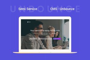 Semi – Service Landing Page HTML Template