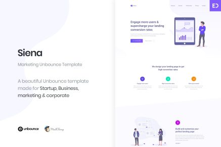 Siena- Marketing Unbounce Landing Page Template