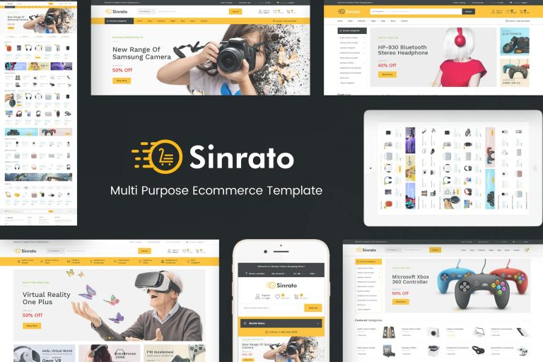 Sinrato – Electronics Theme for WordPress