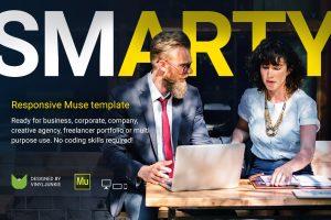 SmArty – Multipurpose Responsive Muse Template