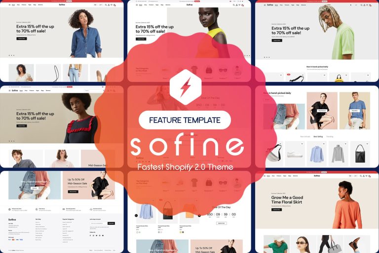 Sofine – Clean, Versatile, Responsive Shopify Them