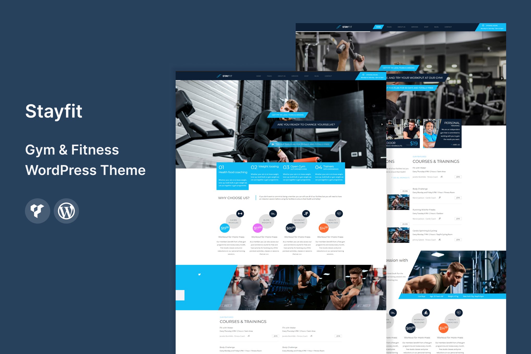 Stayfit- Gym & Fitness 2.6 WordPress Theme
