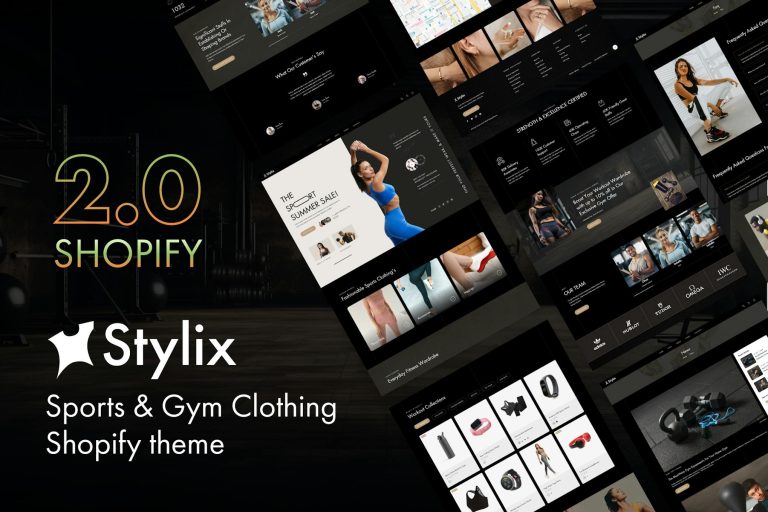 Stylix – Sports & Gym Clothing Shopify theme