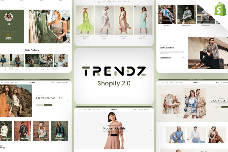 Trendz – OS 2.0 Clothing Shopify Shop