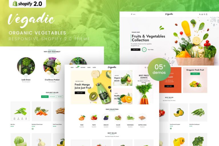 Vegfru – Organic Vegetables Shopify Theme