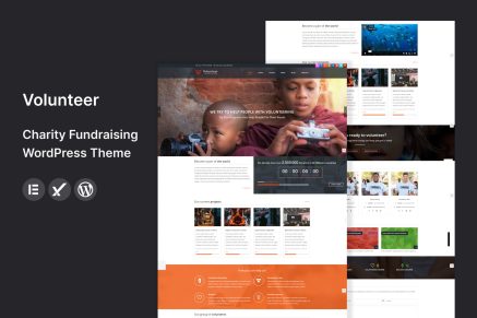 Volunteer- Charity/Fundraising 2.0 WordPress Theme