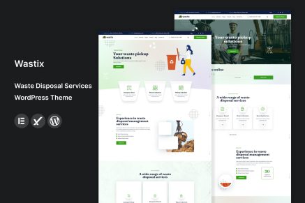 Wastix- Waste Disposal Services 1.0.0 WordPress Theme
