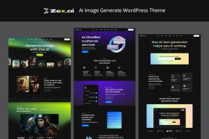 Zex – Ai Image Generate WordPress Theme