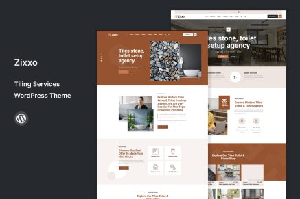 Zixxo : Tiling Services 1.2 WordPress Theme