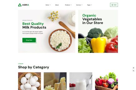 Agria- Agriculture 1.0.0 WordPress Theme