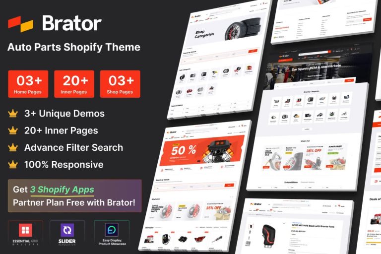 Brator – Auto Parts Shopify Theme