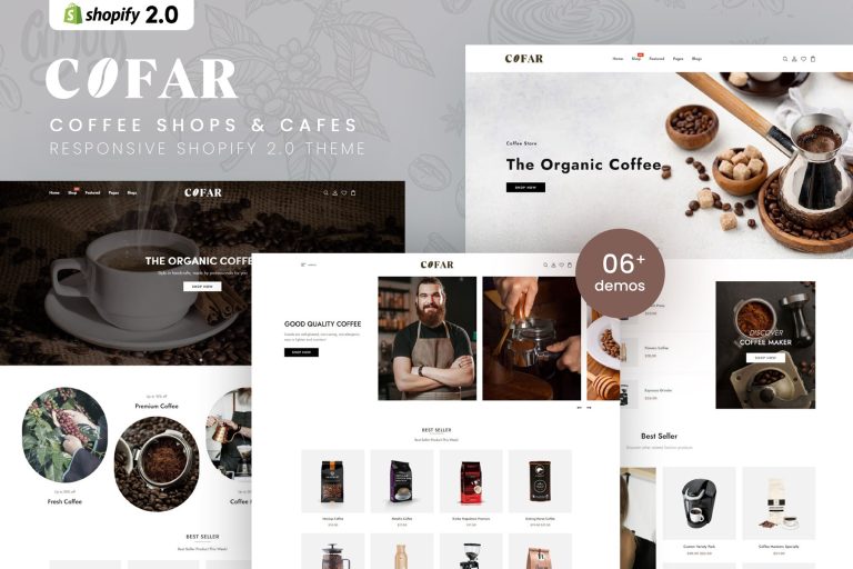 Cufee – Coffee Shops & Cafes Shopify 2.0 Theme