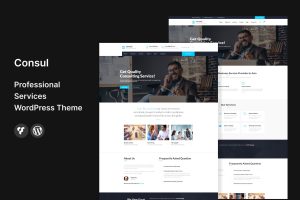 Consul – Professional Services WordPress Theme