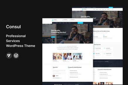 Consul- Professional Services 2.1 WordPress Theme
