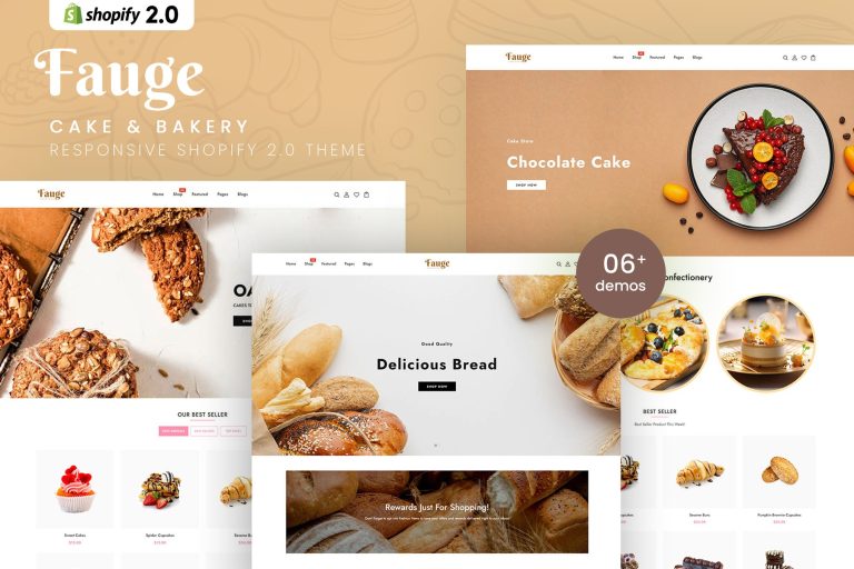 Cakio – Cake & Bakery Responsive Shopify 2.0 Theme
