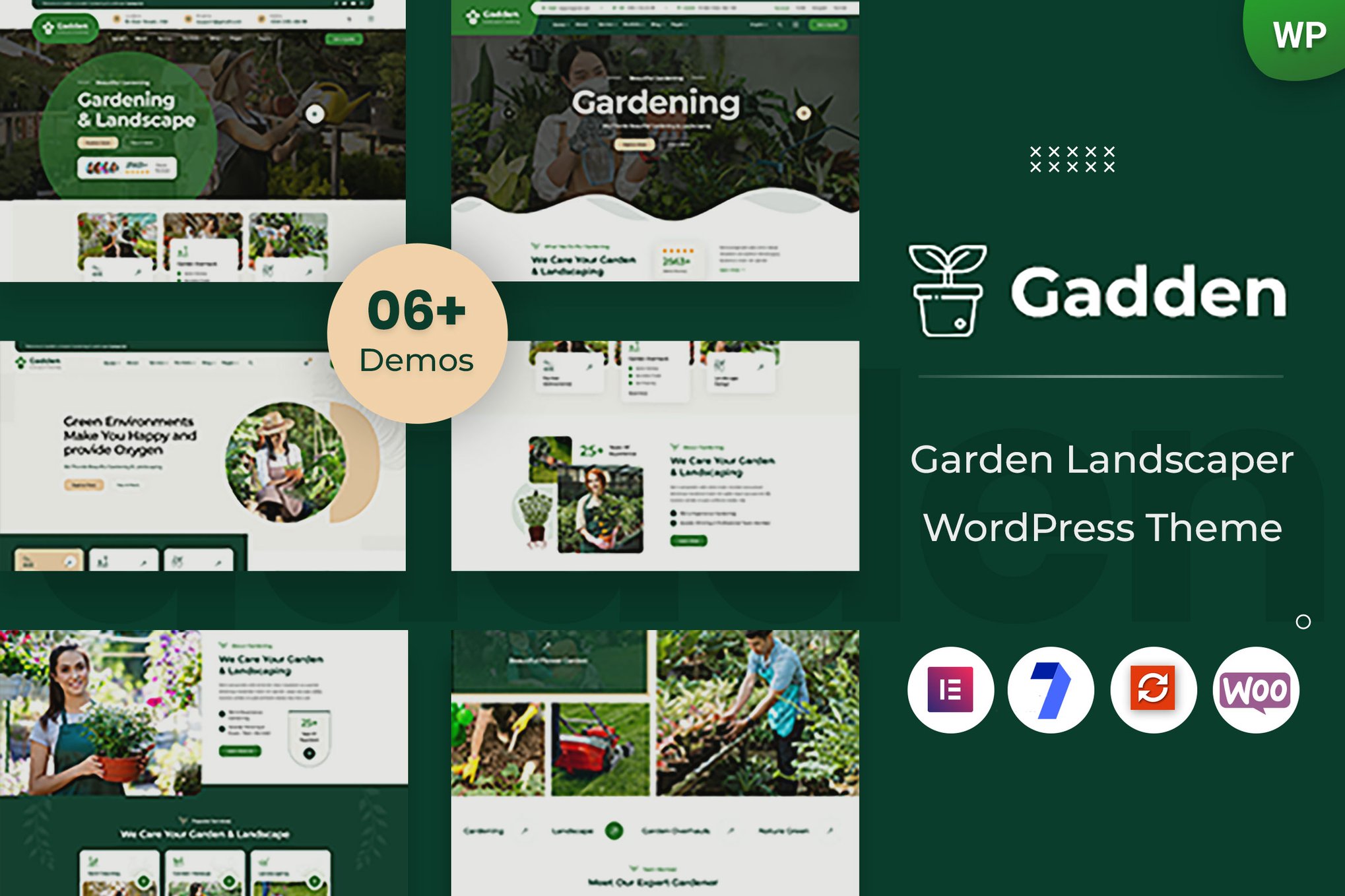 Gadden- Garden Landscaper 1.0.0 WordPress Theme