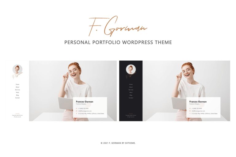 Gorman – Personal Portfolio .0 WordPress Theme
