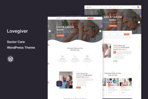 Lovegiver – Senior Care WordPress Theme + RTL