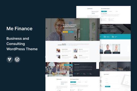 Me Finance- Business & Consulting 2.8 WordPress Theme