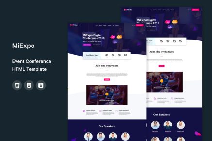 MiExpo | Event Conference HTML Template