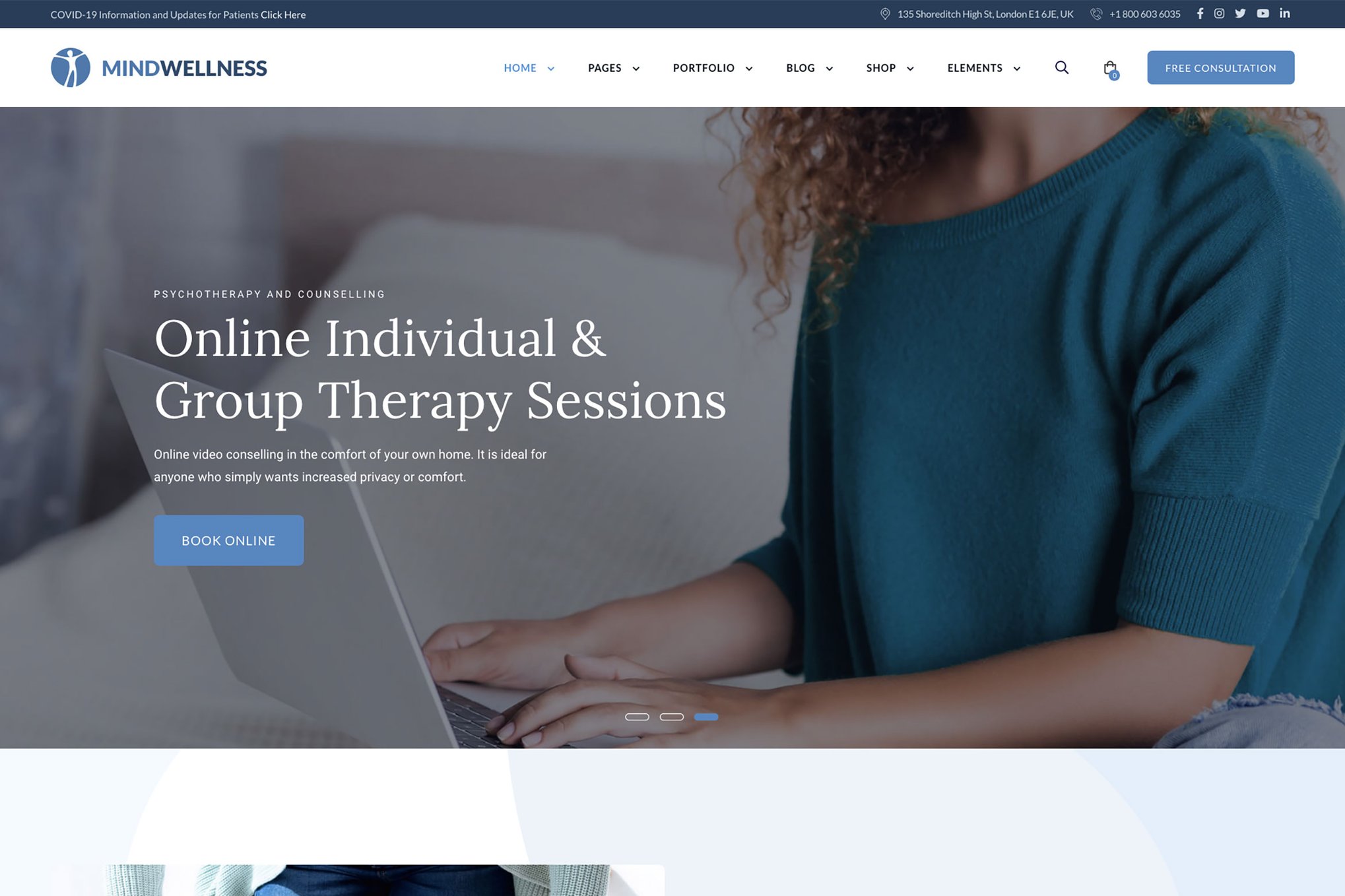 Mindwellness- Psychology & Counseling 1.0.3 WordPress Theme