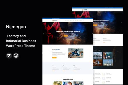 Nijmegan- Factory and Industrial Business WordPre 3.0 WordPress Theme