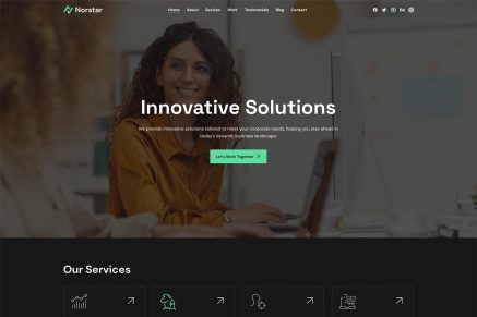 Norstar | Personal Portfolio HTML Template