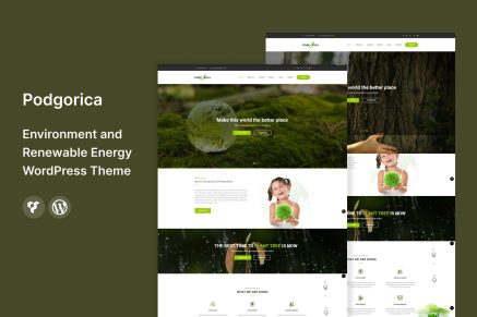 Podgorica- Environment and Renewable Energy WordP 2.7 WordPress Theme