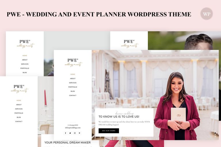 PWE – Wedding and Event Planner .0 WordPress Theme