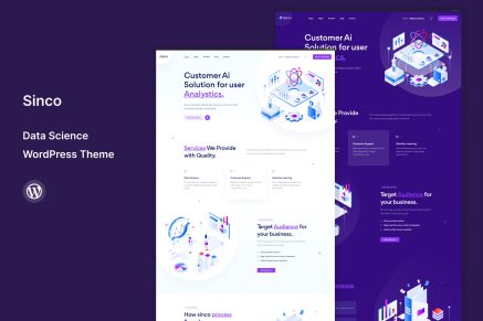 Sinco- Data Science 1.5 WordPress Theme
