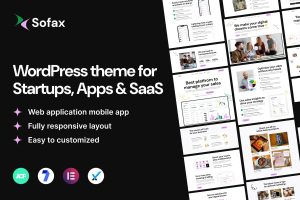 Sofax – Software & Startup WordPress Theme