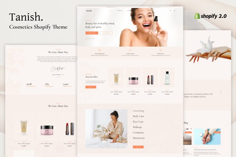 Tanish – Beauty Store Shopify Theme