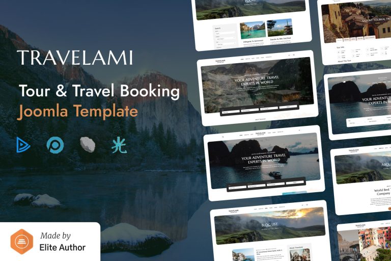 Travelami – Tour and Travel Booking Joomla Template