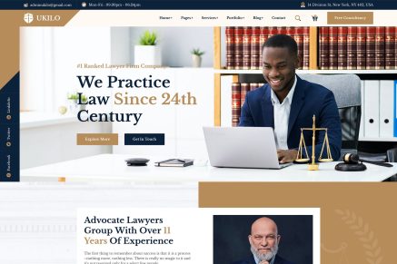 Ukilo- Law & Lawyer 1.0.0 WordPress Theme