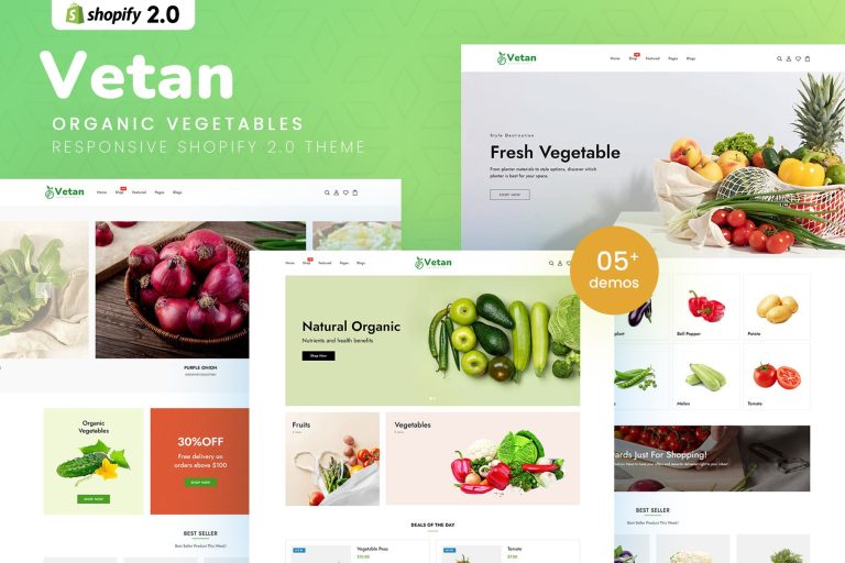 Vegfru – Organic Vegetables Shopify Theme