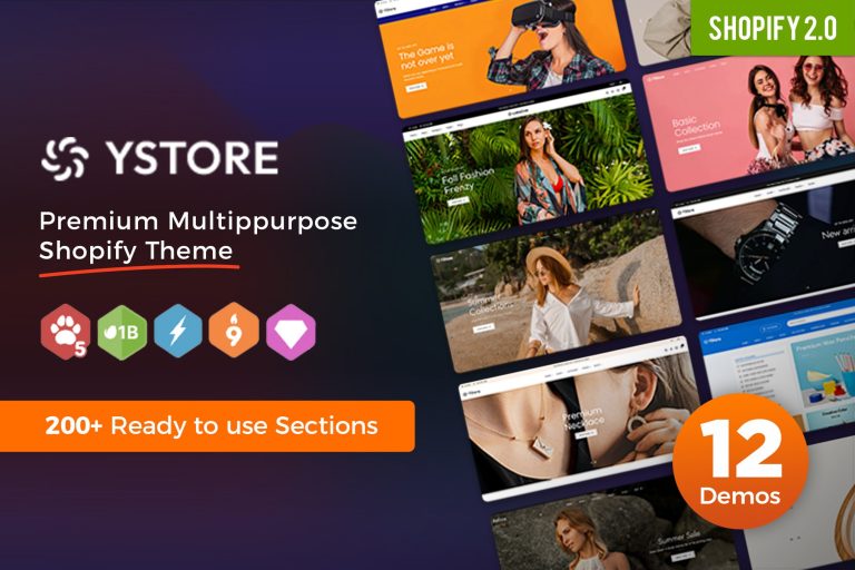YStore – Multipurpose eCommerce Shopify Theme