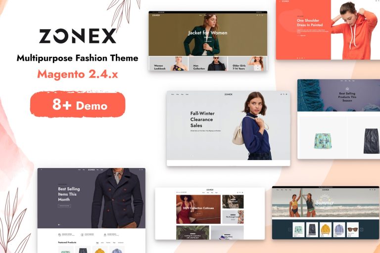 Zonex – Minimalist Responsive Magento 2 Fashion Th