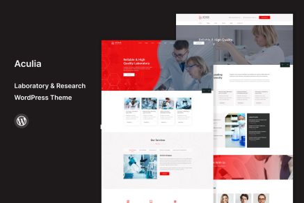 Aculia- Laboratory & Research 2.0 WordPress Theme