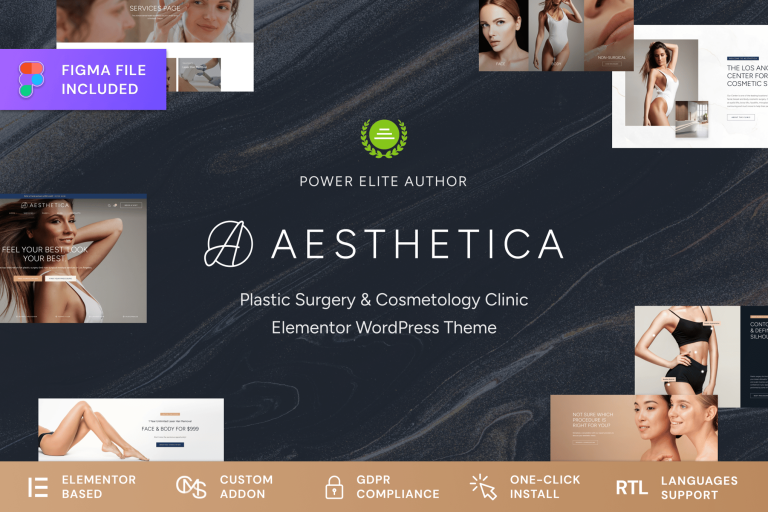 Aesthetica – Beauty Clinic WordPress Theme
