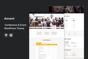 Aevent – Conference & Event WordPress Theme