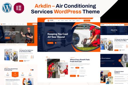 Arkdin- Air Conditioning Services 1.1 WordPress Theme