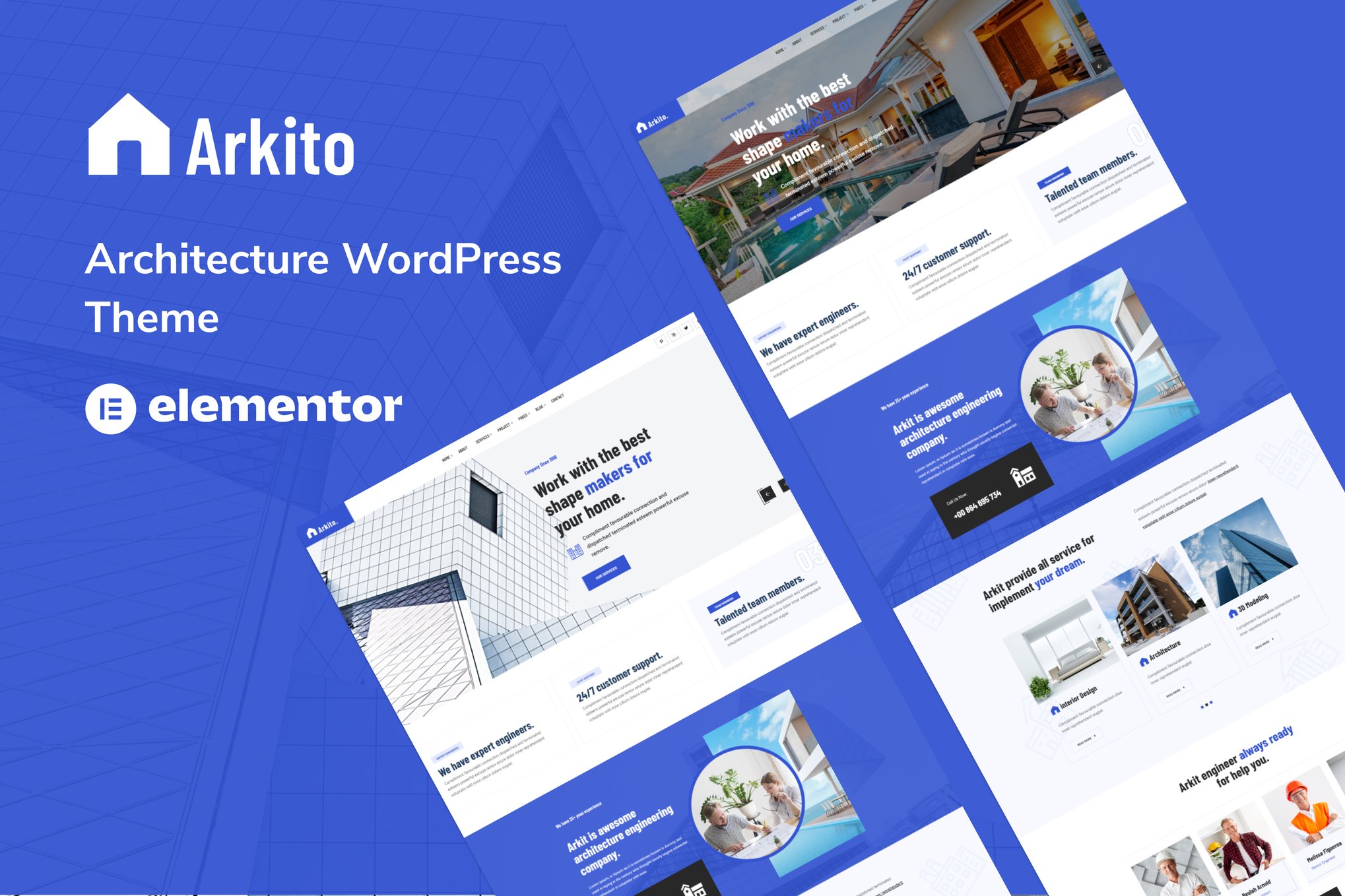 Arkito - Architecture 1.0.2 WordPress Theme
