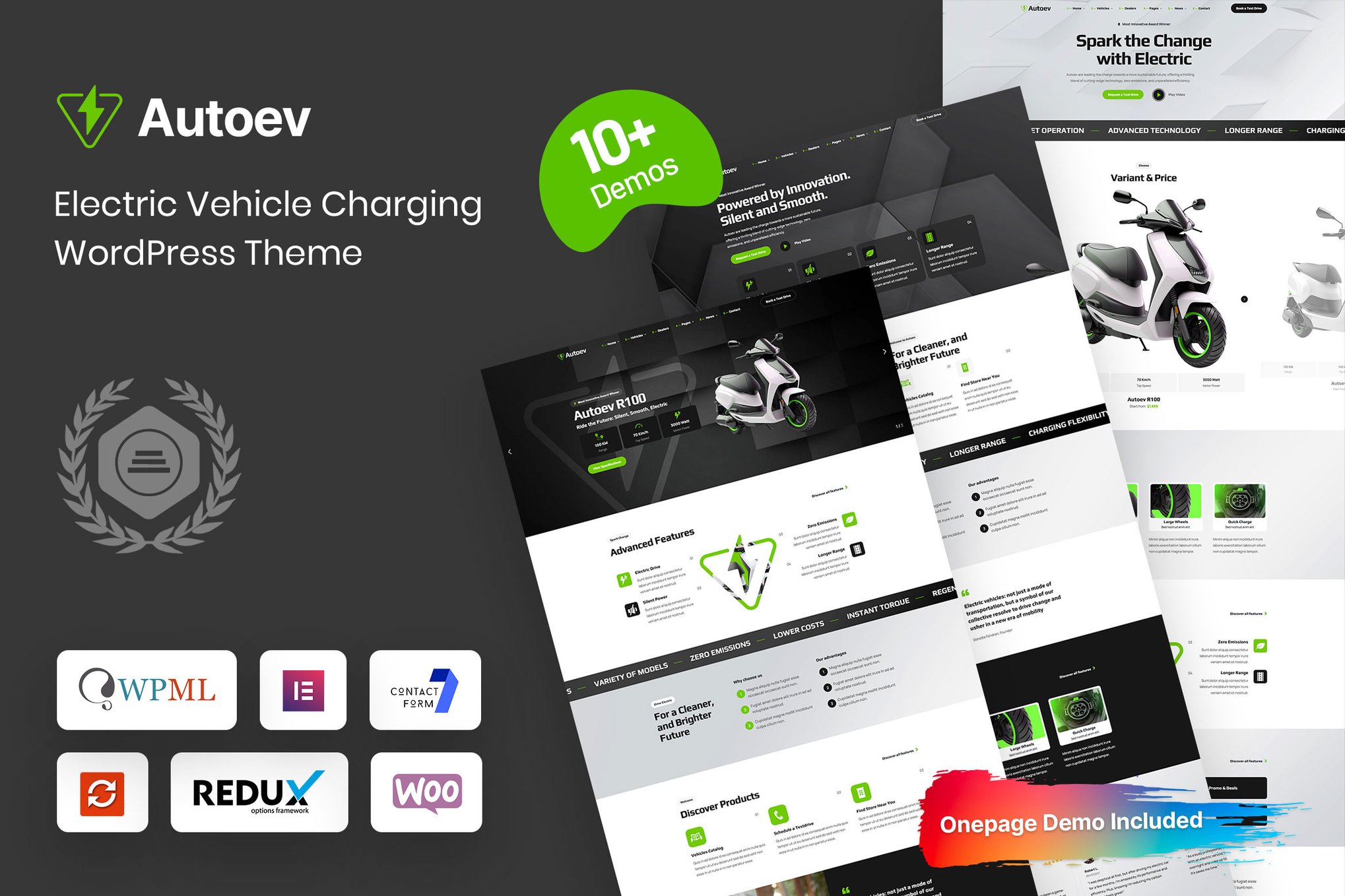 Autoev- Electric Vehicle Charging 1.0.0 WordPress Theme
