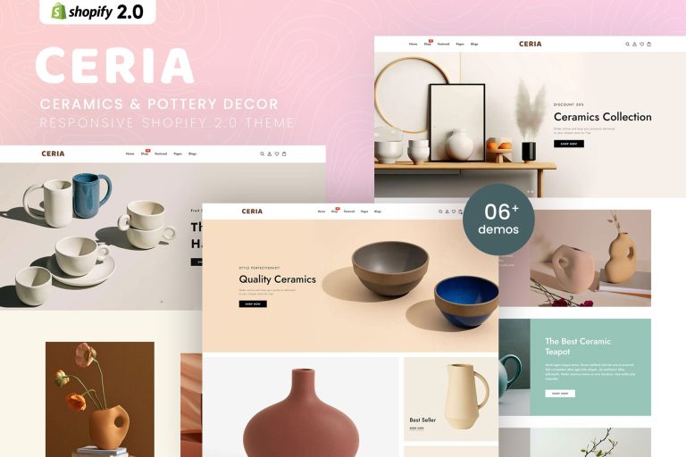 Gramic – Ceramics & Pottery Decor Shopify Theme