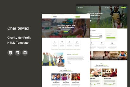 ChariteMax - Charity NonProfit HTML Template